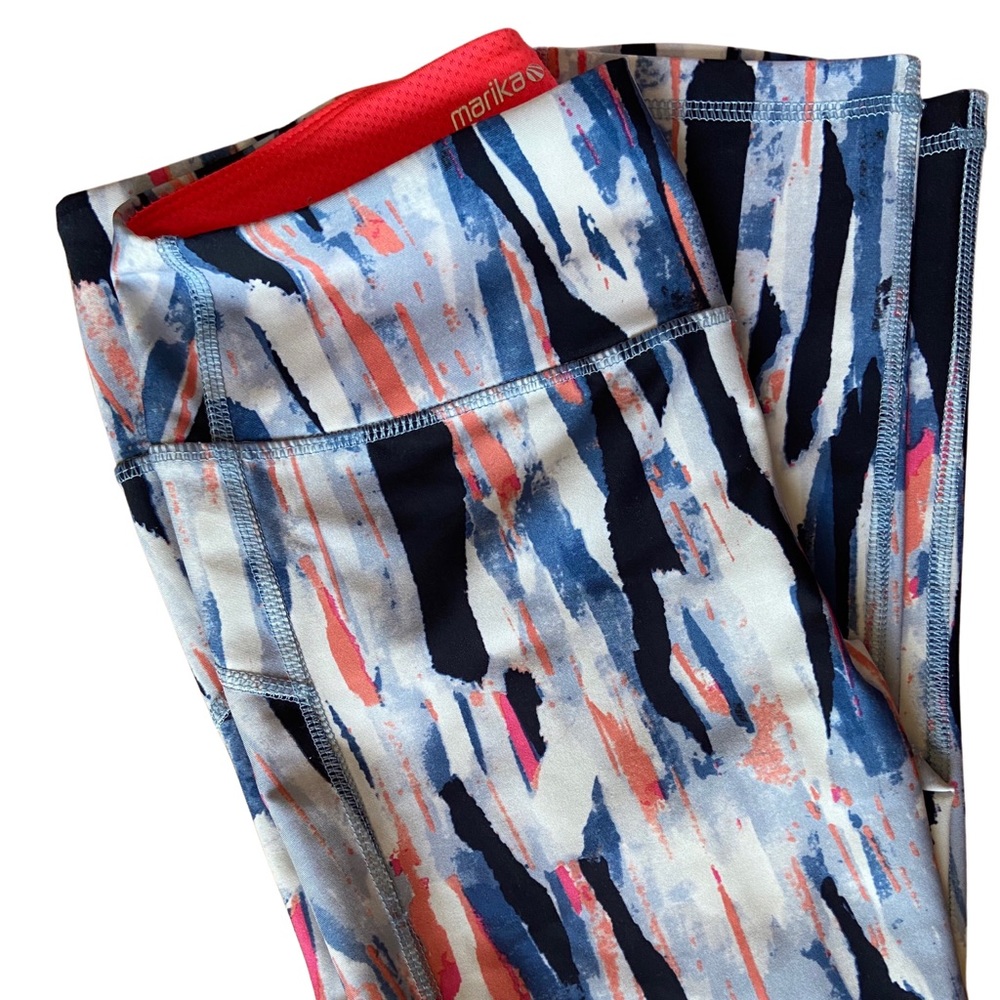 Marika’s Leggings Yoga Pants Blue Pink